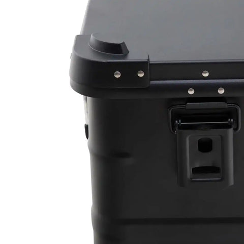 ALUMINUM BOX STORAGE 53QT - BLACK