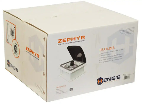 ZEPHYR VENT W/RAIN SENSOR REMOTE SM