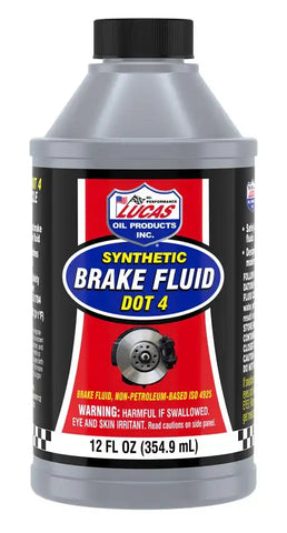 LUCAS OIL 10827 DOT 4 BRAKE FLUID 12OZ