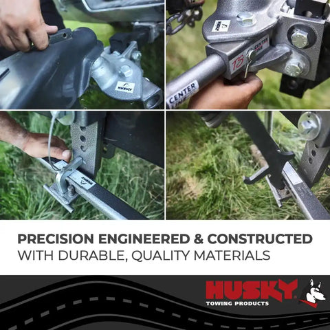 Husky Towing 33039 Rnd Bar 1000 to 1400 LB Tong 14K Gross Trailer Wt Inc Shank With 2-5/16 Ball