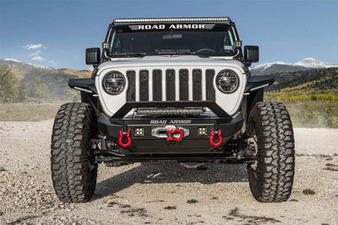 ROAD ARMOR 5182F3B FR SHEETMETAL BAR GRD MID SAT BLK