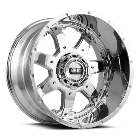 GRID WHEELS GDCAP01CHBIG GRID CHROME CAP 8LUG / 5X150 213MM