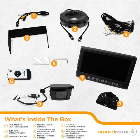 BRAND MOTION AHDS-7702 COMMERCIAL GRADE HIGH DEFINITION RE
