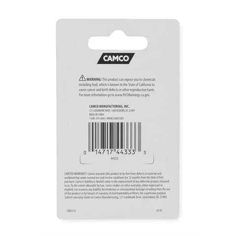Camco 44333 Lock Cylinder For Baggage Compartment Doors Thumb Operated Cam Lock 5/