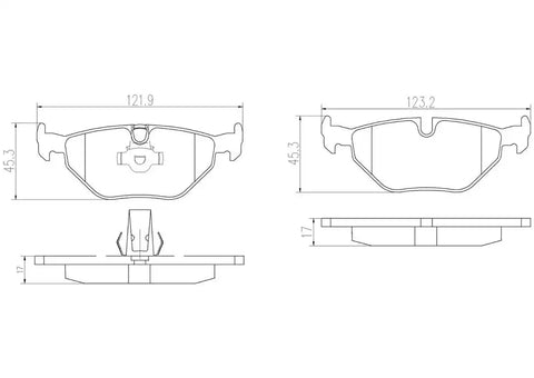 DISC BRAKE PAD SET
