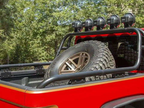 Rugged Ridge 11546.71 Spare Tire Carrier Bed Mount Up to 35 Inch Tire Black