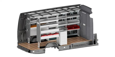 ROLACASE RSFMHRGE-DRXL VAN SHELVING GENERAL BIN PACKAGE EX