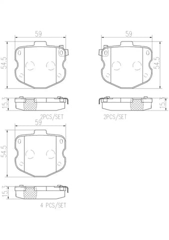 DISC BRAKE PAD SET