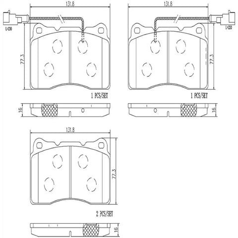 DISC BRAKE PAD SET