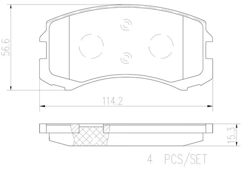 DISC BRAKE PAD SET