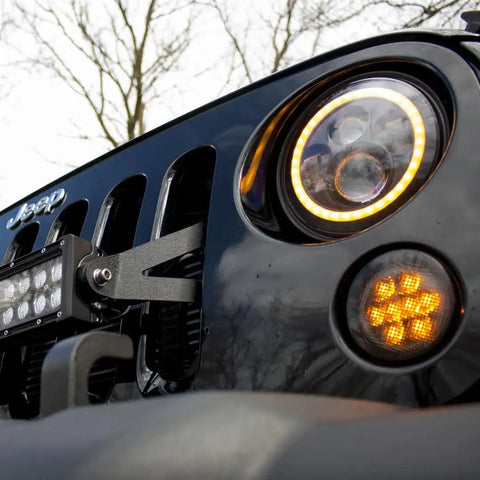 RACESPORT LT RS7RGBH2 2) 7IN LED PROJECTOR KIT 4X10WATT