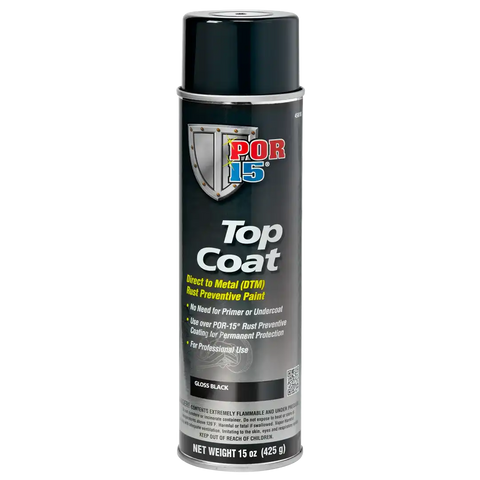 TOP COAT GLOSS BLACK - AEROSOL