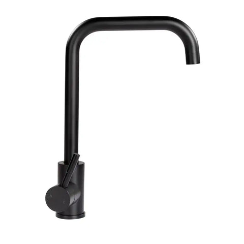 SQUARE GOOSENECK FAUCET - BLACK MAT