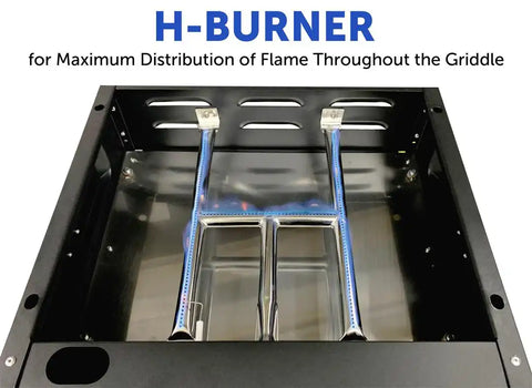 FLAME KING YSNFM-HT-200 FLAT TOP  PROPANE CAST IRON GRILL G