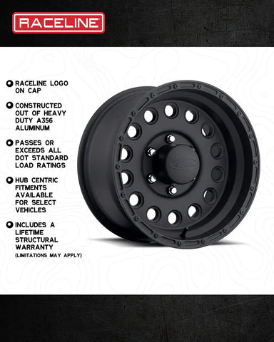 ROCK CRUSHER BLACK 17X9 5X5   0MM