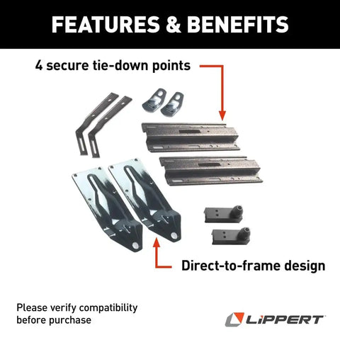 FRAME MNT TIE DOWN KIT-FT
