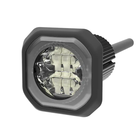 ECCO ELECT ED9040AW 6LED FLASHER LP FM 12-24V AMBER/WHT