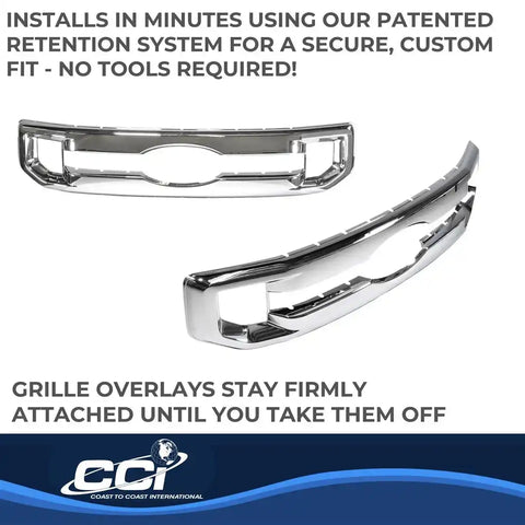 Coast To GI174 Overlay 1 Piece Bar Style Chrome Plated ABS Plastic