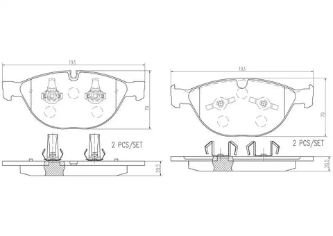 DISC BRAKE PAD SET