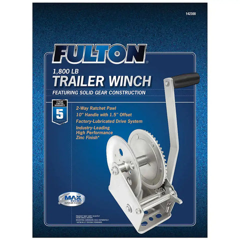 FULTON 142300 WINCH 1800 LBS. SINGLE-SPEED