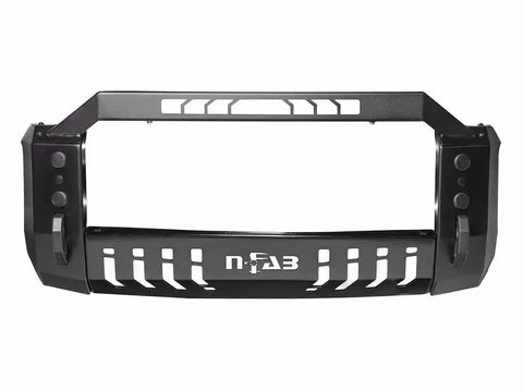 N-Fab T22BB01-TX Bull Bar HVM Textured Black Steel With Light Mounting Tab Without Skid Plate
