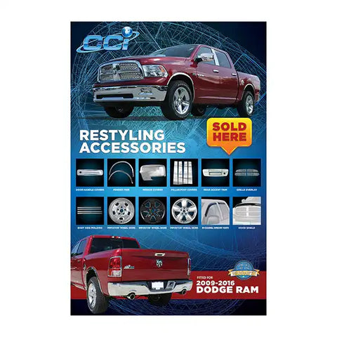 COAST2COAST CCIDODGE VEHICLE DODGE RAM; 24X36