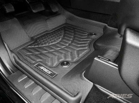 Aries 2809109 Floor Liner StyleGuard XD  Molded Fit Integrated Channels Black T