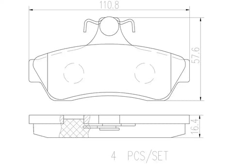DISC BRAKE PAD SET