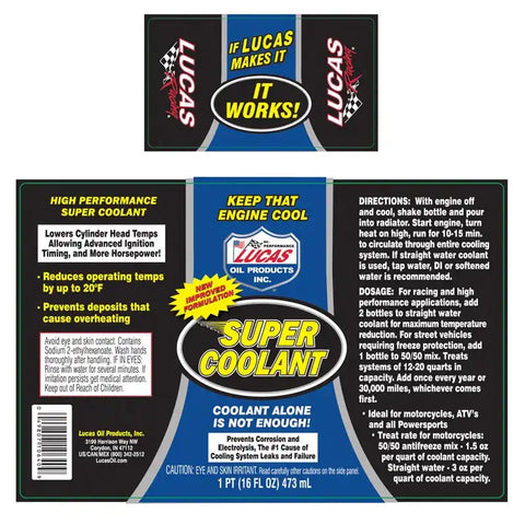 LUCAS OIL 10640 SUPER COOLANT / 12X1 / 16