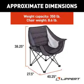 LIPPERT CAMPFIRE FOLDING CAMP CHAIR