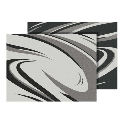 FAULKNER 53008S MAT MOD SWISH BLACK/GREY 9 X 12