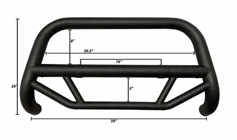 Black Horse Offroad MBT-MF512 Bull Bar Max T 2-1/2 Inch Diameter Tube Powder Coate