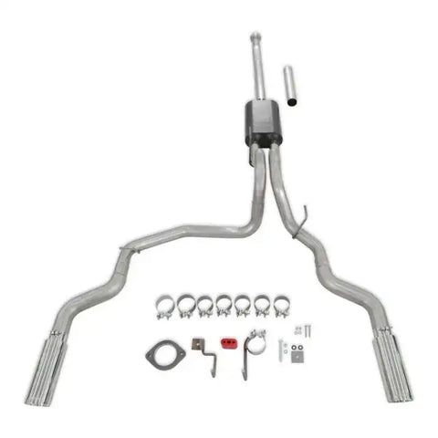 Flowmaster 818148 Exhaust System Kit Force II  Cat Back System 409S Stainless Stee