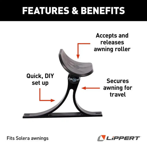 CENTER SUPPORT CRADLE BLK