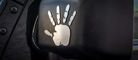 WAVE HANDS SIDE VIEW SATI SS 2PC 3'
