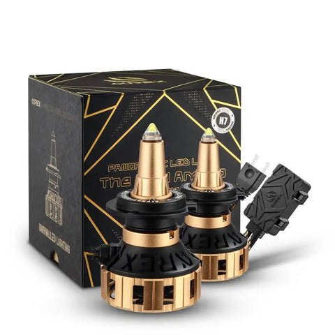 ALPHAREX USA 110008 BLACK AMMO PANORAMIC BULD 9006 PAIR