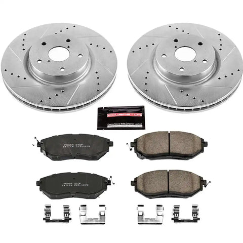 POWERSTOP K4603 1 CLICK BRAKE KIT W/HDW