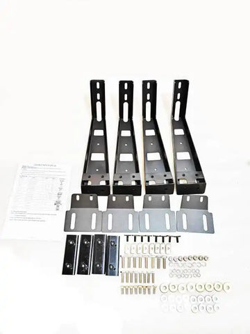 Black Horse Offroad WHPB402 Bed Cargo Rack Spike 660 Pound Capacity Sits Flush Wit
