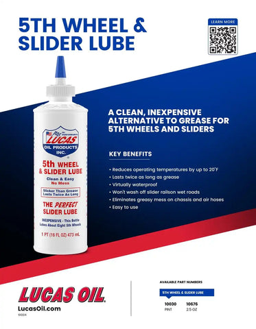 LUCAS OIL 10030 LUCUS 5TH WHEEL LUBE