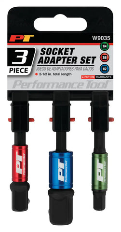 3PC 2-1/2' SOCKET ADAPTER SET