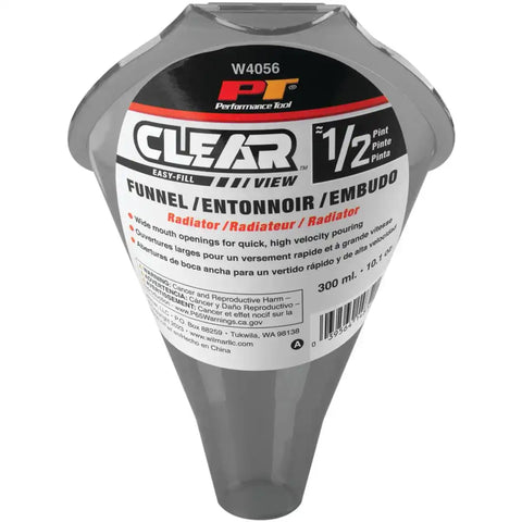 CLEAR VIEW EASY-FILL FUNNEL 1/2 PIN