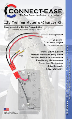 CONNECT EASE RCE12VBCHK 12 VOLT TROLLING MOTOR CO