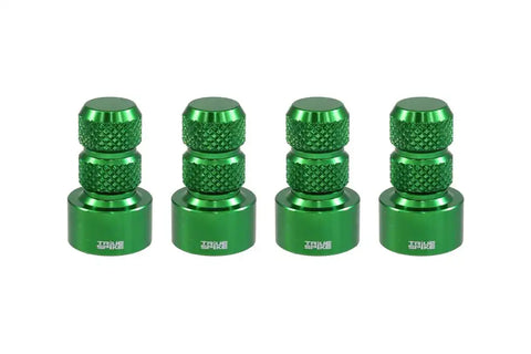 TRUE SPIKE WVC002GR GREEN; BILLET ALUMINUM; SET OF 4 CA