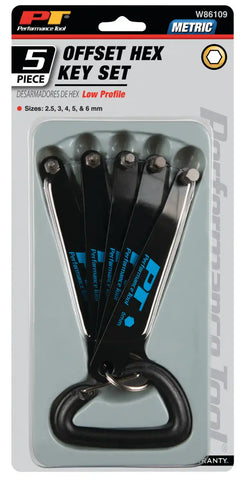 5-PC LOW PROFILE MET HEX KEY SET