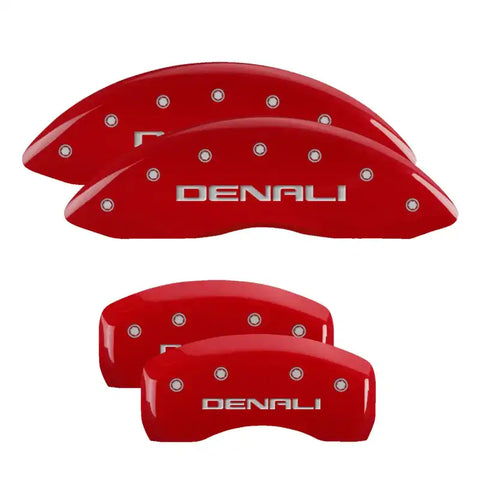 SET OF 4 CALIPER COVERS  ENGRAVED F