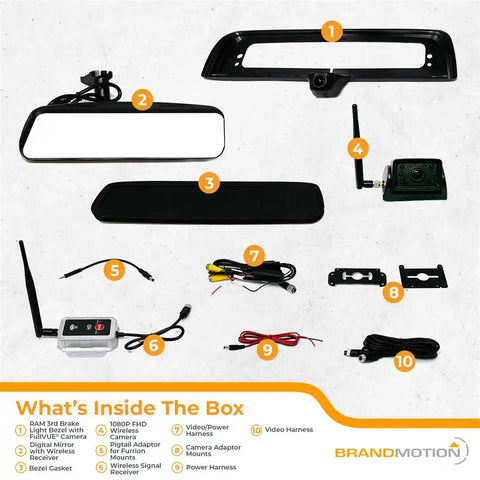 TRANSPERENT TRAILER WIRELESS CAMERA