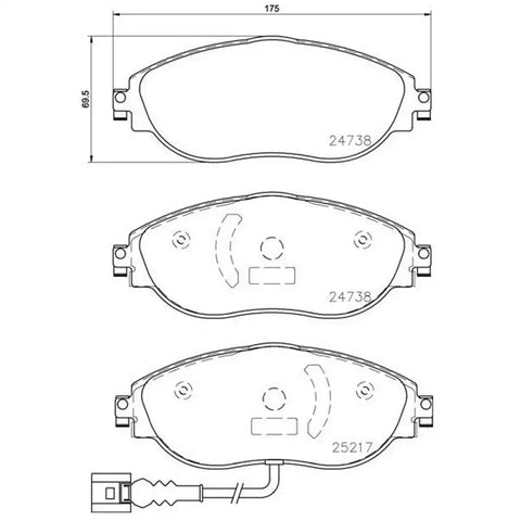 DISC BRAKE PAD SET