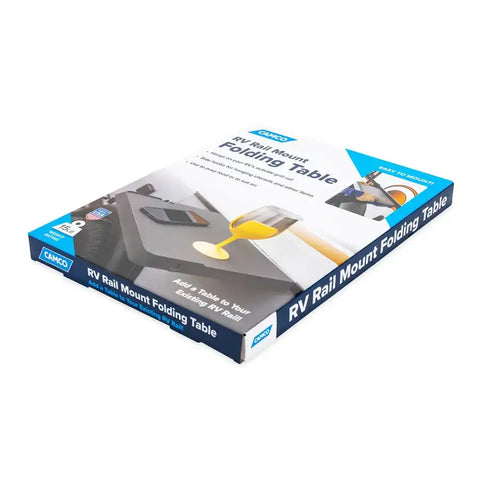 Camco 58175 Table 16-13/16 Inch Width x 12-11/16 Inch Depth x 5 Inch Height With Leg
