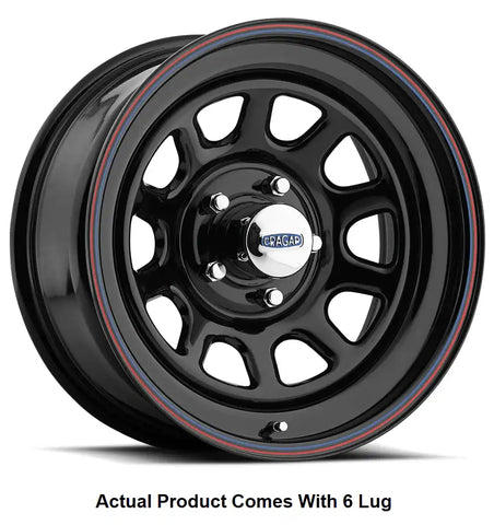 15X8.00 6/5.5 DWIN BLKWS 0342