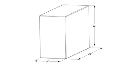 ICON 12717 FRESH WATER TANK WT2453 38X22X14